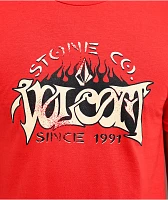 Volcom Sizzle Peak Red T-Shirt