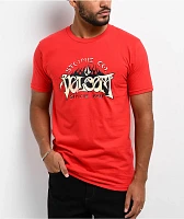 Volcom Sizzle Peak Red T-Shirt