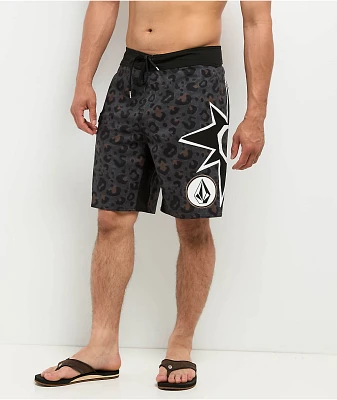 Volcom St4r G4zer Asphalt Black Board Shorts