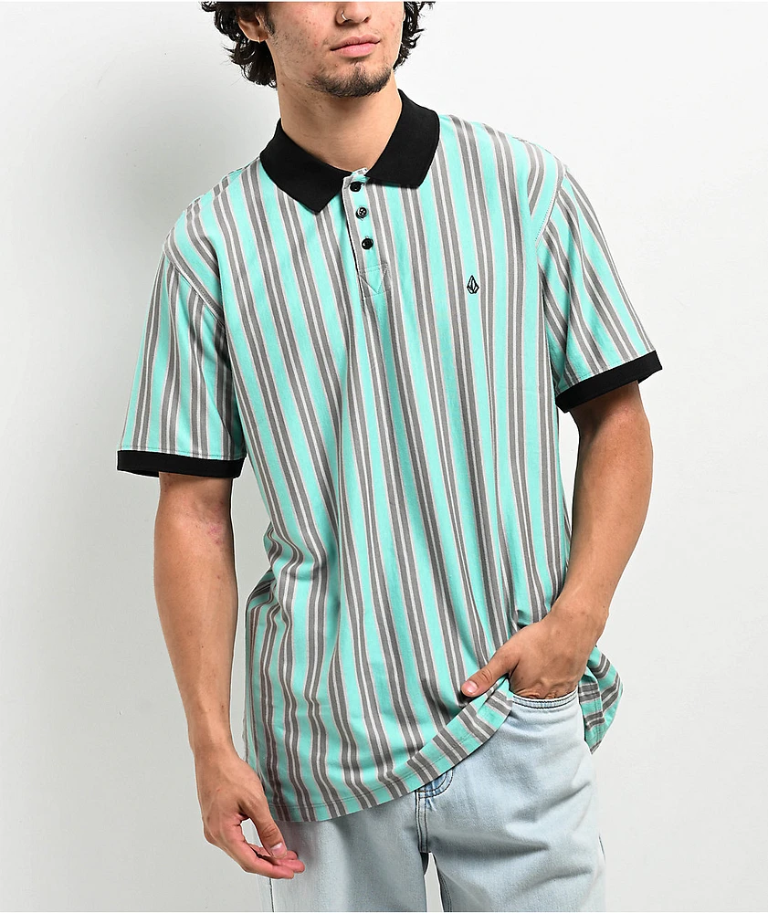 Volcom Stricker Stone Moonbeam Polo Shirt