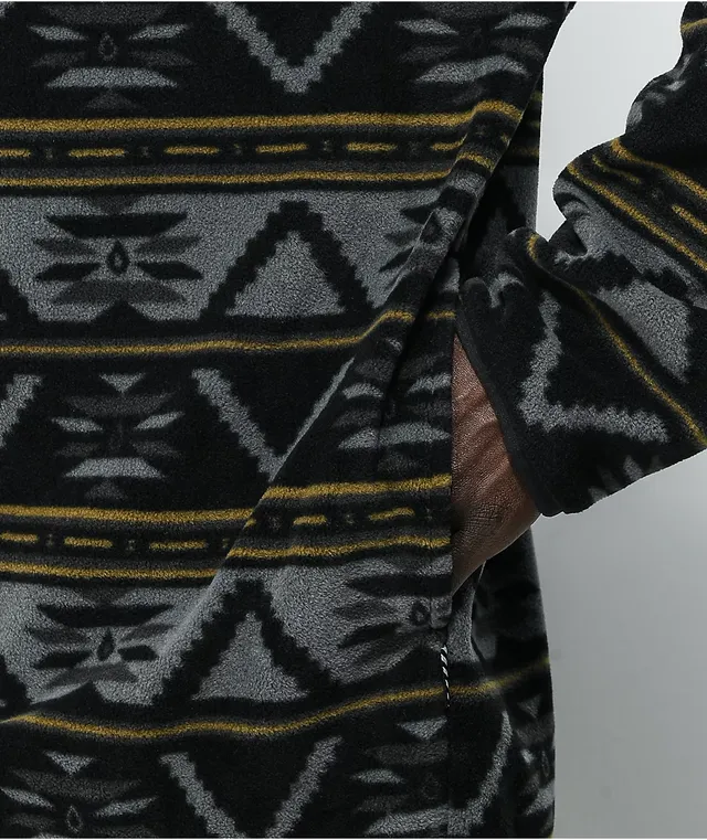 Black and Gold Aztec Sweater