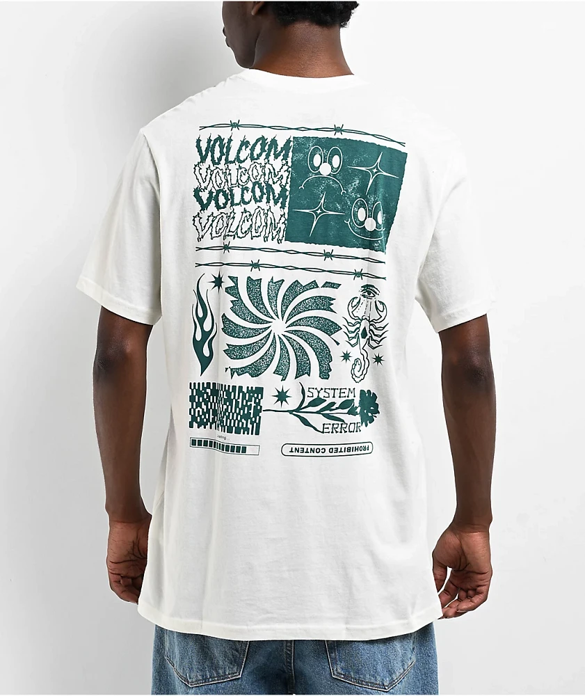 Volcom System Error White T-Shirt