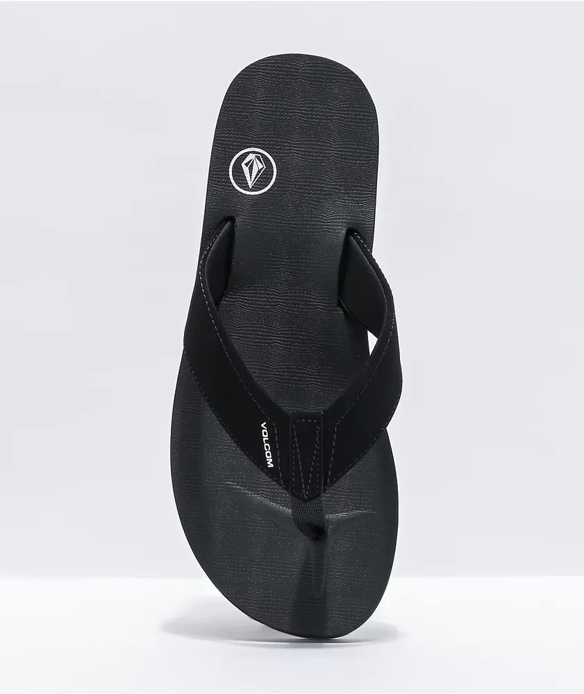 Volcom Victor Black & White Sandals