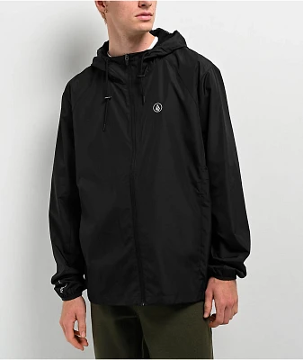 Volcom Wavern Black Windbreaker Jacket