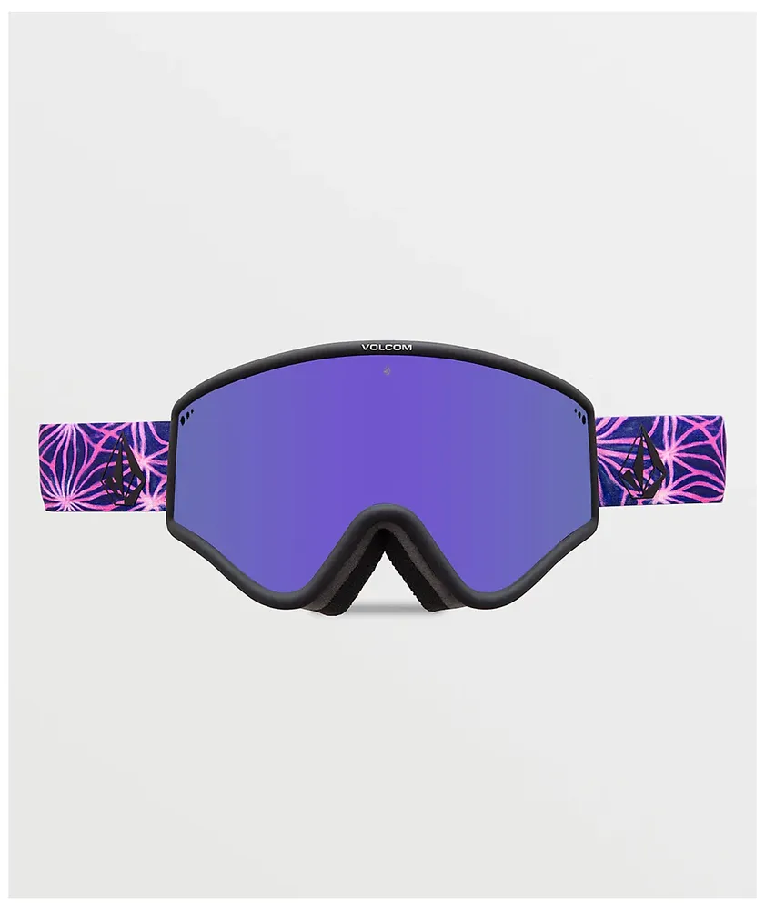 Volcom Yae Ravelson & Purple Chrome Snowboard Goggles