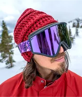 Volcom Yae Ravelson & Purple Chrome Snowboard Goggles