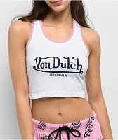 Von Dutch All Over Logo Pink Lounge Set