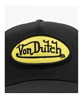 Von Dutch Black & Yellow Trucker Hat