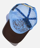 Von Dutch Brown & Blue Americana Trucker Hat