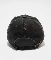 Von Dutch Busted Black Strapback Hat