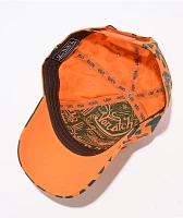Von Dutch Camo 242 Orange Snapback Hat