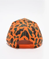 Von Dutch Camo 242 Orange Snapback Hat
