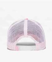 Von Dutch Crush Velvet Pink Trucker Hat