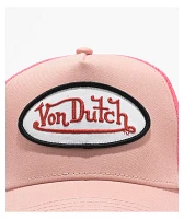 Von Dutch Distressed Dirty Pink Trucker Hat