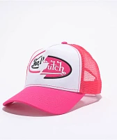 Von Dutch Hot Pink & White Trucker Hat