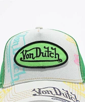 Von Dutch Light Denim & Apple Trucker Hat