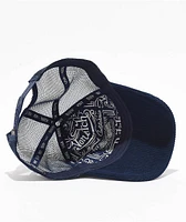 Von Dutch Navy Corduroy Trucker Hat