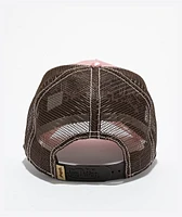 Von Dutch Satin Pink Trucker Hat