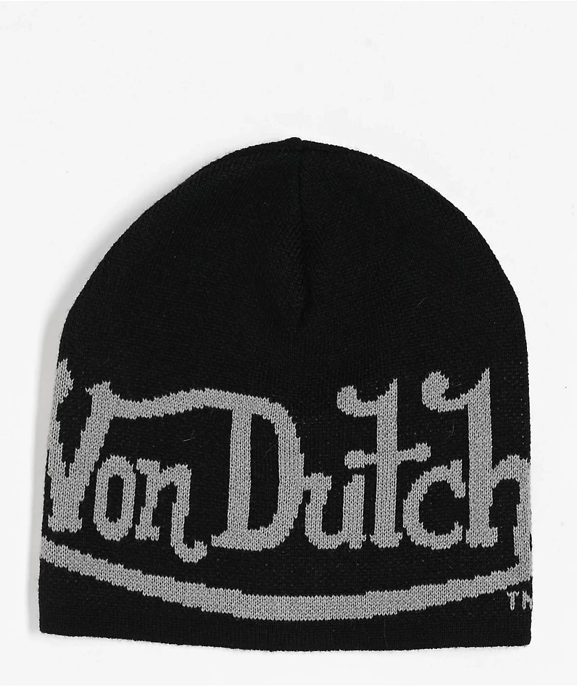 Von Dutch Skull Black Skully Beanie