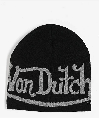 Von Dutch Skull Black Skully Beanie