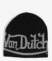 Von Dutch Skull Black Skully Beanie