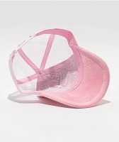 Von Dutch Velvet Pink Trucker Hat