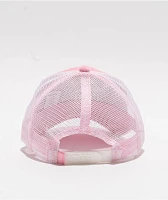 Von Dutch Velvet Pink Trucker Hat