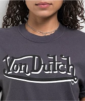 Von Dutch Wings Grey T-Shirt