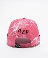 Von Dutch x MJB Lightning Pink Snapback Hat