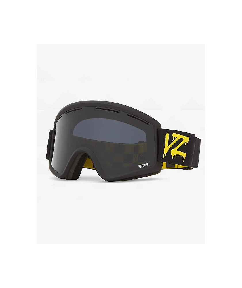 Von Zipper Black Satin & Lowlight Snowboard Goggles