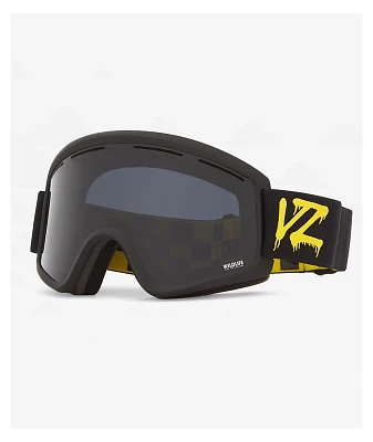 Von Zipper Cleaver Black Satin & Wildlife Blackout Snowboard Goggles