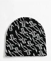 WHADAFUNK Daggers Black Beanie