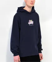 WORBLE Cool Dog Navy Hoodie 