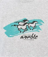 WORBLE Horse Power Grey T-Shirt