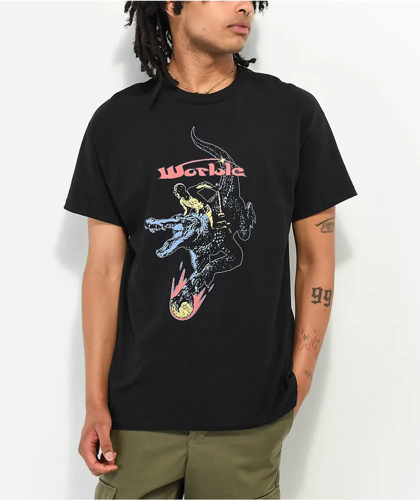 WORBLE Manramp Black T-Shirt