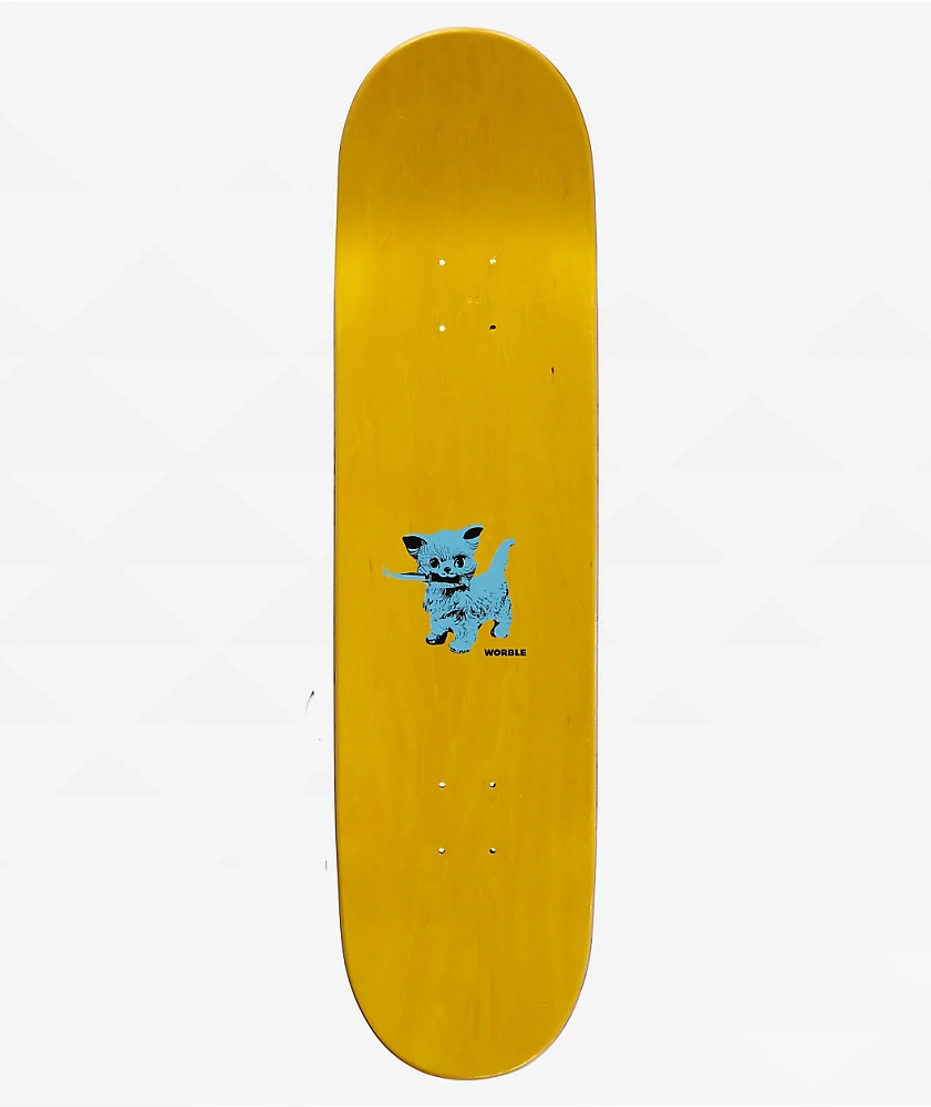 WORBLE Poppy Cat 8.25" Skateboard Deck