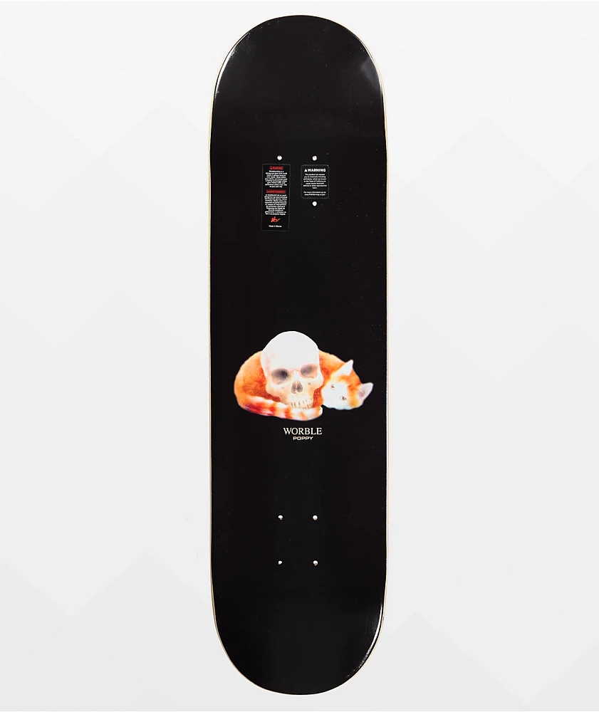 WORBLE Poppy Cat 8.25" Skateboard Deck