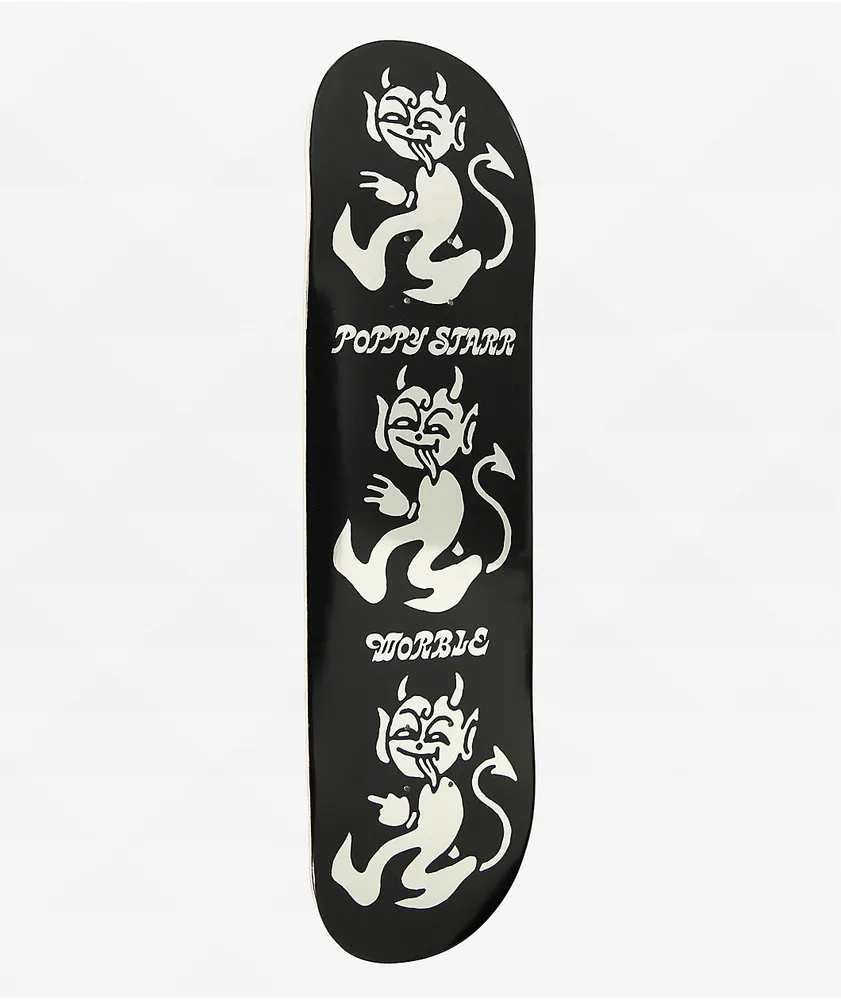 WORBLE Poppy Starr Peace & Love 8.5" Skateboard Deck