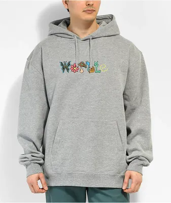 WORBLE Small World Grey Hoodie