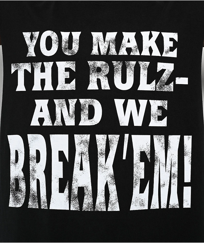 WWE D-Generation X Break 'Em Black Tank Top