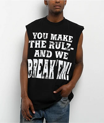 WWE D-Generation X Break 'Em Black Tank Top