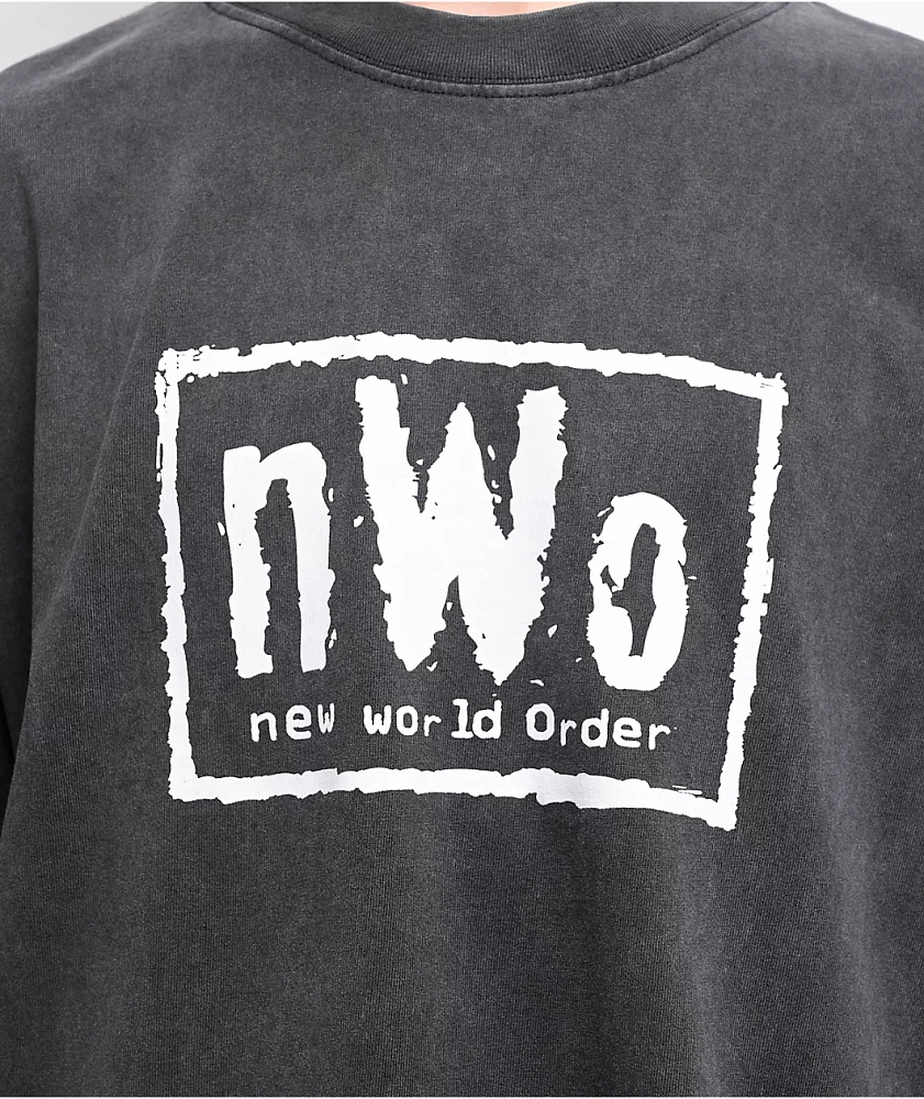 WWE NWO 4 Life Black Wash T-Shirt
