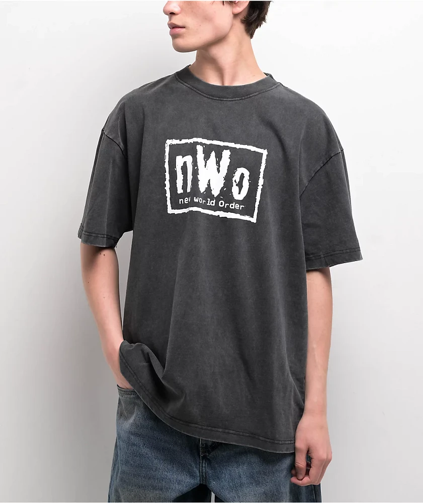 WWE NWO 4 Life Black Wash T-Shirt
