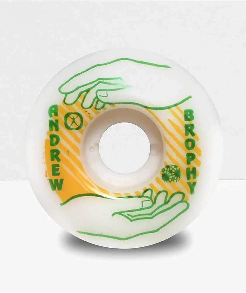 Wayward Brophy 54mm 101a White Skateboard Wheels