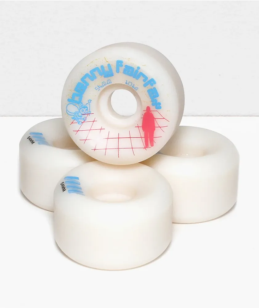 Wayward Fairfax 54mm 101a White Skateboard Wheels