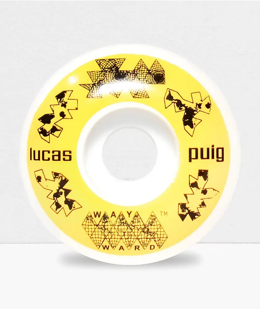 Wayward Puig 52mm 101a White Skateboard Wheels