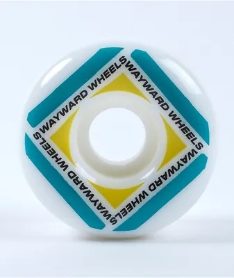 Wayward Waypoint Formula 53mm 101a White Skateboard Wheels