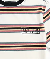 Welcome Baja Stripe Ivory T-Shirt