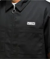 Welcome Bapholit Black Short Sleeve Work Shirt