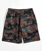 Welcome Barb Camo Mesh Shorts